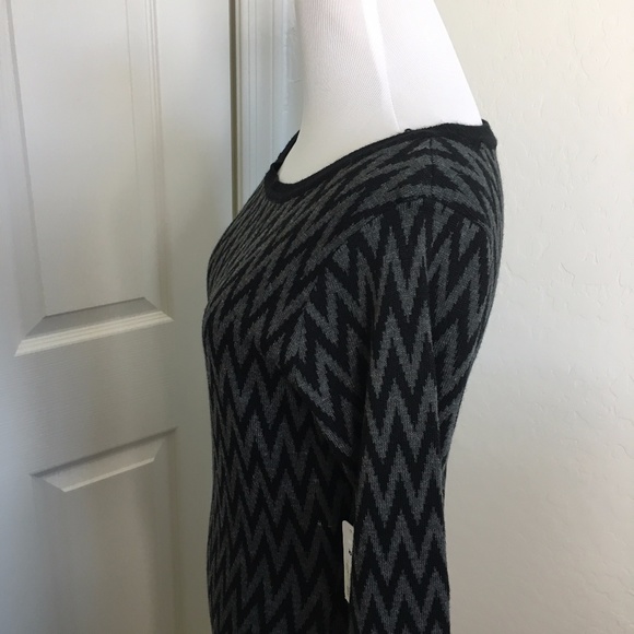 NWT Charming Charlie Chevron Sweater Dress - Picture 4 of 8